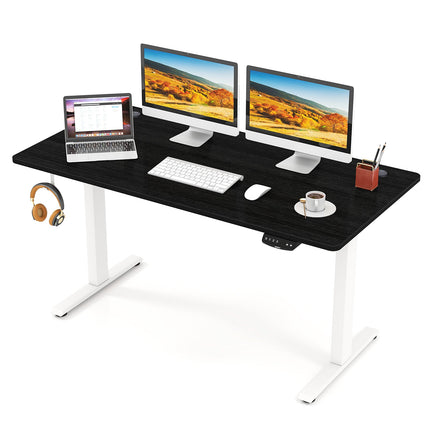 Electric Standing Desk Height Adjustable with 3 Memory Heights Black