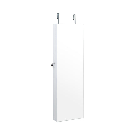 Wall Mounted Jewelry Cabinet with 3-Color Lights